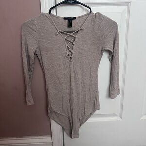 Forever 21 Ribbed Bodysuit